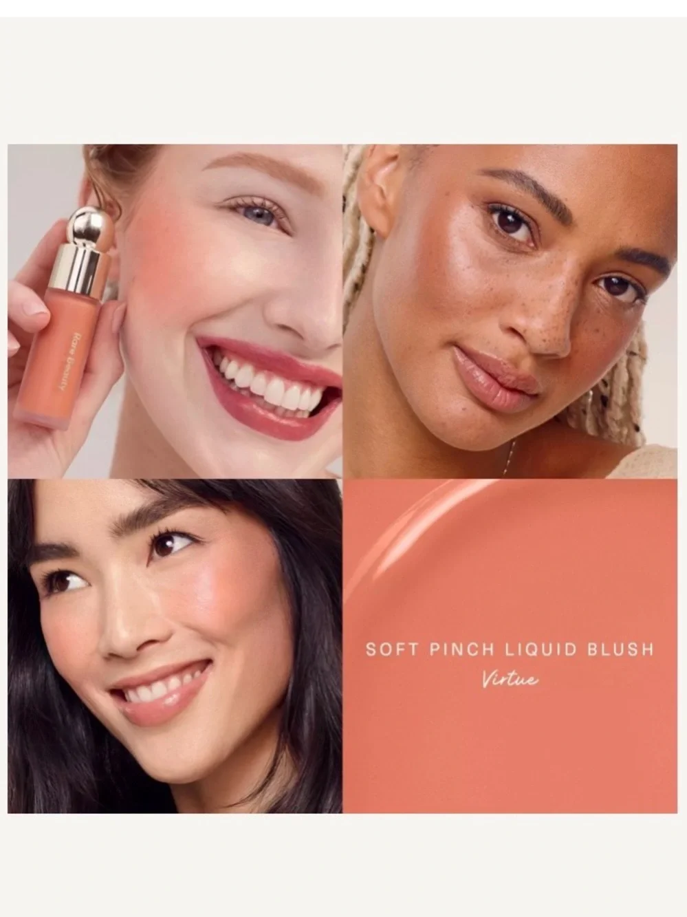 Rare beauty soft pinch liquid blush shade virtue 0.25 fl oz new